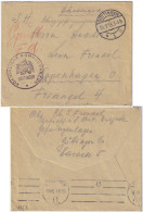 ALLEMAGNE / GERMANY - 1915 POW Cover From An NC Officer In GÖTTINGEN GFLager Addressed To COPENHAGEN, Denmark - Briefe U. Dokumente