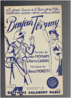 BONJOUR TOMMY PARTITION PAROLES ET MUSIQUE EDITION 1944 JEAN NOHAIN PIERRE CARON RAOUL MORETTI - Documents