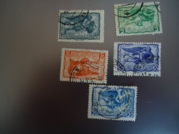 GREECE  USED  5  STAMPS  1942-1943  AIR WINDS - Timbres De Distributeurs [ATM]