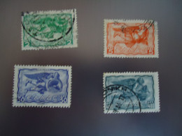 GREECE  USED  4 STAMPS  1942-1943  AIR WINDS - Machine Labels [ATM]