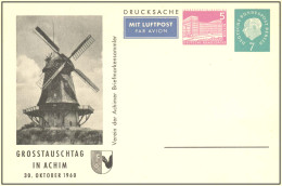 Berlin Privatganzsache Motiv: "Mühle"-16-6177 - Postales Privados - Nuevos