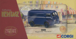 PEUGEOT D3A Tôlé Bleu - CORGI Héritage - Corgi Toys