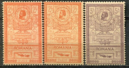 ROUMANIE - Y&T  N° 150-150a-151 *...(rouge + Orange)...TB - Ungebraucht