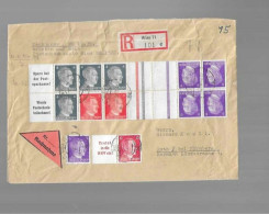 Nachnahmebrief Aus Wien 1943  - Zusamendrucke - Covers & Documents