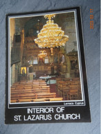 LARNACA  INTERIOR OF ST. LAZARUS CHURCH - Chypre