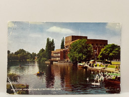 Stratford Upon Avon - Shakespeare Memorial Theatre, Used Postcard - Stratford Upon Avon