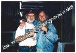 668> MAURO CHIARI (Pecore Nere) E DOUGIE MEAKIN (Motowns) = FOTOGRAFIA ORIGINALE 1995 - Photos