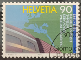 1992 Zentralamt Int. Eisenbahnverkehr ET-Stempel - Used Stamps