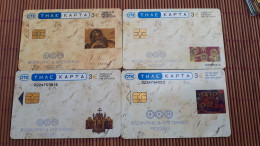 Greece 4 Phonecards Used Rare - Griechenland