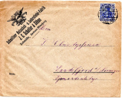 64557 - Deutsches Reich - 1918 - 20Pfg Germania EF A Bf SCHMOELLN -> SANDEFJORD (Norwegen) - Covers & Documents