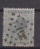 BELGIË - OBP - 1865/66 - Nr 17 (T/D 14 1/2 : 14) - (PT 351 - TERMONDE)  - Coba  + 2.00€ - Postmarks - Points