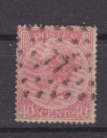 BELGIË - OBP - 1865/66 - Nr 20A (T/D 15) - (PT 77 - CHARLEROY) + Coba 5.00€ - Puntstempels