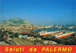 Passenger Ship Ferry Freccia Rosa & Freccia Blu. Palermo. Sicilferry - Ferries