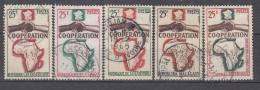 B2064. Afrique 1964. Coopération Afrique-France. Yvert 66,60,275,526,240. Cancelled - Africa (Other)