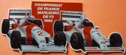 AUTOCOLLANT STICKER - 1992 - CHAMPIONNAT DE FRANCE MARLBORO DE F3 - COURSE AUTOMOBILE - Autres & Non Classés