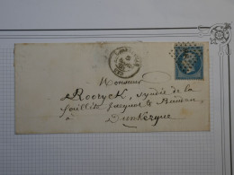 BP 16 FRANCE BELLE  LETTRE    1865 MONTAUBAN   +NAPOLEON N°22  +AFFR. INTERESSANT++ - 1862 Napoléon III.