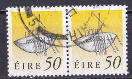 Irland Marke Von 1990 O/used (waagrechtes Paar) (A3-17) - Used Stamps