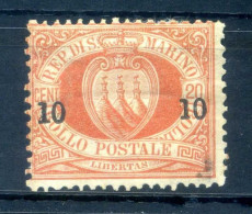 1892 SAN MARINO N.11 * Sovrastampato - Nuevos