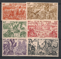 OCEANIE - 1946 - Poste Aérienne  PA N°Yv. 20 à 25 - Du Tchad Au Rhin - Série Complète - Neuf Luxe ** / MNH / Postfrisch - Poste Aérienne