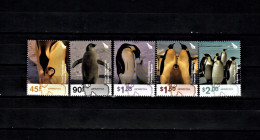 Ross Dependency (New Zealand)-2004 Birds - Emperor Penguin  - 5v.MNH** - Nuevos