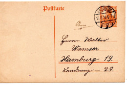 64599 - Deutsches Reich - 1916 - 7,5Pfg Germania GAKte ZABORZE -> Hamburg - Storia Postale