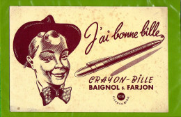 BUVARD J'ai Bonne Bille Cayon BAIGNOL FARJON - Stationeries (flat Articles)