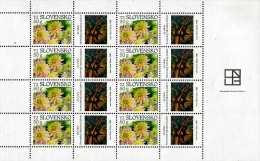 Slovakia - 2008 - Greeting - Flower - Dahlia - 60 Years Of National Gallery - Mint Personalized Stamp Sheet - Neufs