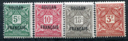 Soudan         Taxes  1/3 * - 20 * - Unused Stamps