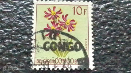 KONGO HALK CUMHURİYETİ-1960-70-      10FR     USED - Usados