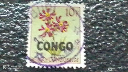 KONGO HALK CUMHURİYETİ-1960-70-      10FR     USED - Used Stamps