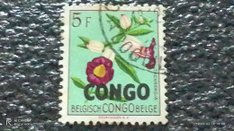 KONGO HALK CUMHURİYETİ-1960-70-      5FR     USED - Oblitérés