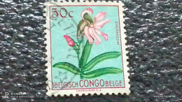 KONGO HALK CUMHURİYETİ-1960-70-      50C    USED - Used Stamps