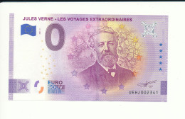 Billet Touristique 0 Euro - JULES VERNE - LES VOYAGES EXTRAORDINAIRES - UEHJ - 2021-3- ANNIV - N° 2341 - Autres & Non Classés