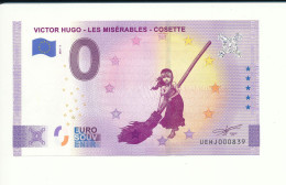 Billet Touristique 0 Euro - VICTOR HUGO - LES MISERABLES - COSETTE - UEHJ - 2021-5 - N° 839 - Autres & Non Classés