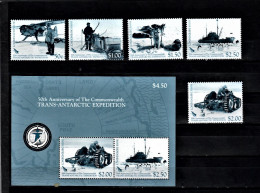 Ross Dependency (New Zealand)- 2007 The 50th Anniversary Of The Commonwealth Trans-Antarctic Expedition -4v+1s/s.MNH** - Ungebraucht