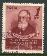 ROMANIA 1952 Romanian-Soviet Medicine Used  Michel 1394 - Gebraucht