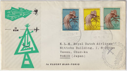 Nlle GUINÉE NÉERLANDAISE / DUTCH NEW GUINEA - 1958 BIAK To TOKYO KLM First Flight Cover - Very Fine - Nueva Guinea Holandesa