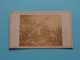 NAPOLEON Bonaparte ( Zie / Voir SCANS ) ( CDV ) ! - Guerra, Militares