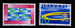 Schweiz 1996 Sondermarken Mi. 1571, 1572  Gestempelt/o - Used Stamps