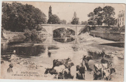 PONT SCORFF  L ABREUVOIR ET LE PONT NEUF - Pont Scorff