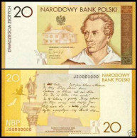 Polish Collectors Banknote Nr3 (2009r) 20PLN  Juliusz Słowacki - Pologne