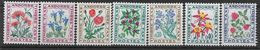 1964-71 ANDORRE Français Taxe 46-52 ** Fleurs - Unused Stamps