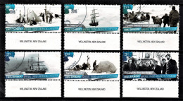 Ross Dependency 2015 The Imperial Trans-Antarctic Expedition Marginal Set Of 6 Used - Oblitérés