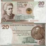 Polish Collectors Banknote 20zł 100th Anniversary Of Maria Skłodowska-Curie's Nobel Prize In Chemistry 2011r - Polonia