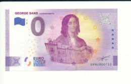 Billet Touristique 0 Euro - GEORGE SAND LA PETITE FADETTE - UEHJ - 2021-10 - N° 733 - Autres & Non Classés