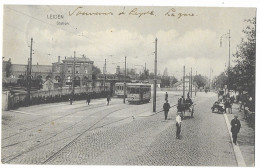 LEIDEN  --  Station  --( Tram - Attelage ) - Leiden