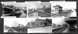 Surrey Upper Warlingham Railway Station Lot Of 6 Photos 9 X 14 Cm - Surrey