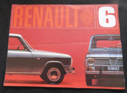 DEPLIANT PUBLICITAIRE  RENAULT 6 - Publicités