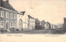Belgique - Oreye - Grand'route - Edit. Mangon  Poitevin - Imprimerie - Carte Postale Ancienne - Waremme