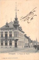 Belgique - Jemappes - La Maison Du Peuple - Edit. Glorieux Et Dresselaers - Girouette - Carte Postale Ancienne - Mons